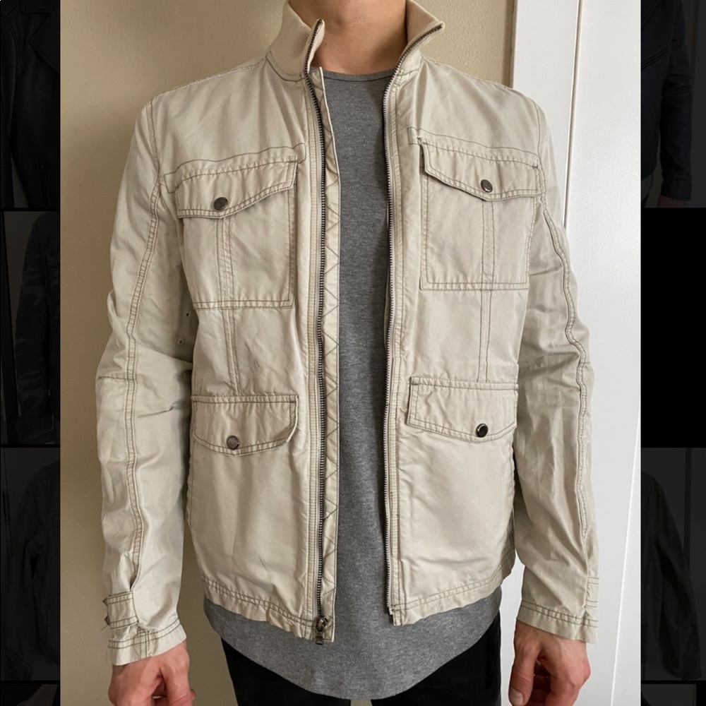 calvin klein garment wash jacket (M)